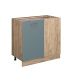 Meuble dangle r - line 86cm sans pt bleu - gris / ch�ne de force dor� vicco 41129