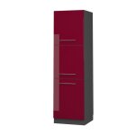 Meuble pour four fame - line 60cm rouge bordeaux haute brillance anthracite vicco Meuble pour four fame - line 60cm rouge bordeaux haute brillance anthracite vicco