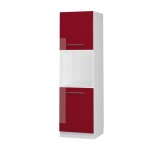 Meuble pour four fame - line 60cm avec étagères ouvertes rouge bordeaux haute brillance blanc vicco Meuble pour four fame - line 60cm avec étagères ouvertes rouge bordeaux haute brillance blanc vicco