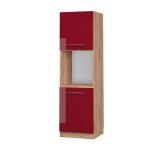 Meuble pour four fame - line 60cm ouvert rouge bordeaux haute brillance chêne de force doré vicco Meuble pour four fame - line 60cm ouvert rouge bordeaux haute brillance chêne de force doré vicco