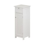 Meuble salle de bain riad 32x87cm avec porte et tiroir blanc blanc vicco Meuble salle de bain riad 32x87cm avec porte et tiroir blanc blanc vicco