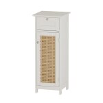 Meuble salle de bain rosario 32x87cm avec porte et tiroir blanc blanc vicco Meuble salle de bain rosario 32x87cm avec porte et tiroir blanc blanc vicco