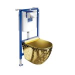 Viconnect h112 elment encastr pour wc avec plaque de commande + wc suspendu sofi slim golden eye sans ...