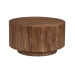 Victor - table basse bois de manguier brun clair 70 cm