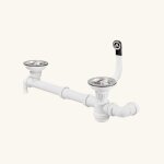 Vidage manuel cuipd341 pour vier tunia 2 bacs - siphon gain de place