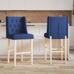 Vidaxl lot de 2 chaises de bar, sige de pub, chaise de bistrot, meuble de salle  manger cuisine salon ...
