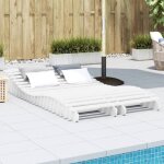 Vidaxl lot de 2 chaises longues bain de soleil transat de terrasse si�ge de jardin patio balcon ext�rieur ...