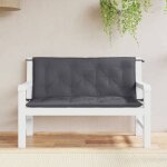 Vidaxl lot de 2 coussins de banc de jardin rev�tement de banc avec jeux de cordes coussin dext�rieur ...