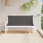 Vidaxl lot de 2 coussins de banc de jardin revtement de banc avec jeux de cordes coussin dextrieur ...