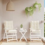 Vidaxl lot de 2 coussins de chaise  dossier bas galette de sige impermable coussin dextrieur anti ...