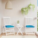 Vidaxl lot de 2 coussins de chaise galette de si�ge avec jeux de cordes coussin dext�rieur imperm�able ...