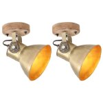 Vidaxl 2x lampe murale industrielle plafonnier lampe suspendue eclairage luminaire salon salle de s�jour ...