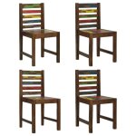 Vidaxl 4x chaises de salle  manger chaises  dner chaises de repas meubles de cuisine siges de cuisine ...