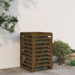 Vidaxl abri pour poubelle sur roulettes hangar pour poubelle avec porte cache - poubelles avec couvercle ...