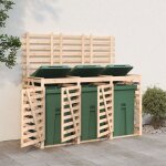Vidaxl abri pour poubelle triple sur roulettes cache - poubelle avec porte et couvercle hangar à poubelles ... Vidaxl abri pour poubelle triple sur roulettes cache - poubelle avec porte et couvercle hangar à poubelles ...