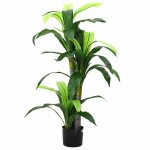 Vidaxl arbre artificiel dracaena 36 feuilles 120 cm vert, plante artificielle, arbre artificiel, plante ...