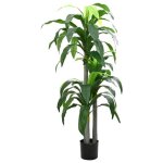 Vidaxl arbre artificiel dracaena 36 feuilles 180 cm vert plante artificielle arbre artificiel plante ...