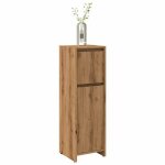 Vidaxl armoire de bain chne artisanal 30x30x95 cm bois dingnierie meuble de salle de bain armoire  ...