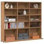 Vidaxl armoire à cd chêne artisanal 100x23x895 cm bois dingénierie unité de rangement cd armoire de rangement ... Vidaxl armoire à cd chêne artisanal 100x23x895 cm bois dingénierie unité de rangement cd armoire de rangement ...