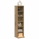 Vidaxl armoire à cd chêne artisanal 21x20x88 cm bois dingénierie unité de rangement cd armoire de rangement ... Vidaxl armoire à cd chêne artisanal 21x20x88 cm bois dingénierie unité de rangement cd armoire de rangement ...