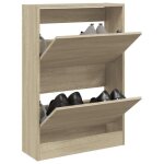Vidaxl armoire  chaussures tagre  chaussures avec 2 tiroirs meuble  chaussures avec rangement entre ...