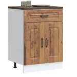 Vidaxl armoire de cuisine kalmar vieux bois bois ding�nierie meuble bas d�vier meuble bas de cuisine ...