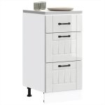 Vidaxl armoire de cuisine lucca blanc brillant bois ingénierie, meuble d'évier, meuble de cuisine avec ... Vidaxl armoire de cuisine lucca blanc brillant bois ingénierie, meuble d'évier, meuble de cuisine avec ...