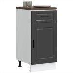 Vidaxl armoire de cuisine porto noir bois ding�nierie 853948