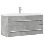Vidaxl armoire dévier gris béton 100x385x48 cm aggloméré placard lavabo de salle de bain meuble de salle ... Vidaxl armoire dévier gris béton 100x385x48 cm aggloméré placard lavabo de salle de bain meuble de salle ...