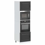 Vidaxl armoires de four 2 pcs lucca noir bois d'ingénierie, unité de four, armoire de four de cuisine, ... Vidaxl armoires de four 2 pcs lucca noir bois d'ingénierie, unité de four, armoire de four de cuisine, ...