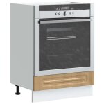Vidaxl armoire  four kalmar chne artisanal bois dingnierie unit de four armoire de four de cuisine ...