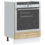Vidaxl armoire  four kalmar chne sonoma bois dingnierie unit de four armoire de four de cuisine unit ...