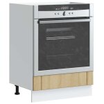 Vidaxl armoire de four lucca ch�ne sonoma bois ding�nierie unit� de four armoire de four de cuisine unit� ...