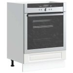 Vidaxl armoire  four porto blanc bois dingnierie 853997