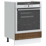 Vidaxl armoire � four porto ch�ne marron bois ding�nierie 854004