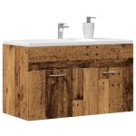 Vidaxl armoire lavabo de salle de bain vieux bois bois dingénierie placard lavabo de salle de bain meuble ... Vidaxl armoire lavabo de salle de bain vieux bois bois dingénierie placard lavabo de salle de bain meuble ...