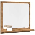 Vidaxl armoire  miroir de salle de bain chne artisanal 40x11x37 cm meuble  miroir miroir avec tagre ...