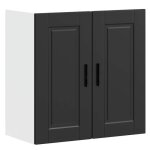 Vidaxl armoire murale de cuisine porto noir bois ding�nierie 854058
