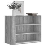 Vidaxl armoire murale sonoma gris 75x35x60 cm bois dingnierie armoire suspendue placard mural armoire ...