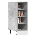 Vidaxl armoire de plancher gris béton 30x445x815cm bois d?ingénierie armoire de cuisine meuble de cuisine ... Vidaxl armoire de plancher gris béton 30x445x815cm bois d?ingénierie armoire de cuisine meuble de cuisine ...