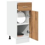 Vidaxl armoire � tiroirs lyon ch�ne artisanal 30 x 46 x 815 cm bois ding�nierie 856081