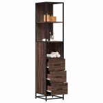 Vidaxl armoire de salle de bain chêne marron 35x37, 5x166 cm, armoire de rangement de salle de bain, ... Vidaxl armoire de salle de bain chêne marron 35x37, 5x166 cm, armoire de rangement de salle de bain, ...