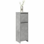 Vidaxl armoire de salle de bain gris bton 30x30x95 cm agglomr 856060