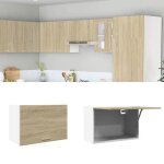 Vidaxl armoire suspendue lyon ch�ne sonoma 60 x 31 x 40 cm bois ding�nierie 849623