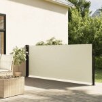 Vidaxl auvent lat�ral r�tractable brise - vue de jardin �cran de protection �cran de balcon terrasse ...