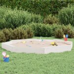 Vidaxl bac � sable avec si�ges jeu de sable pour enfants aire de jeux pour tout - petits jardin ext�rieur ...