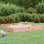 Vidaxl bac � sable avec si�ges jeu de sable pour enfants aire de jeux pour tout - petits jardin ext�rieur ...