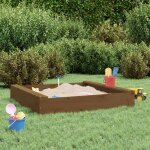 Vidaxl bac � sable avec si�ges jeu de sable pour enfants aire de jeux pour tout - petits jardin ext�rieur ...