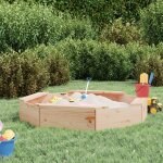 Vidaxl bac � sable avec si�ges jeu de sable pour enfants aire de jeux pour tout - petits jardin ext�rieur ...