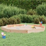 Vidaxl bac  sable avec siges jeu de sable pour enfants aire de jeux pour tout - petits jardin extrieur ...